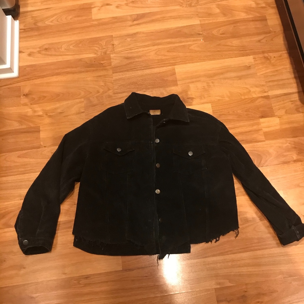 POL Black Corduroy Jacket